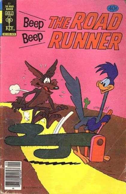 Road Runner 83 - Wile E Coyote - Gold Key - Beep Beep - Cactus - Lever