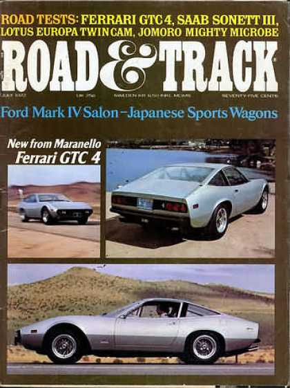 Road & Track - July 1972