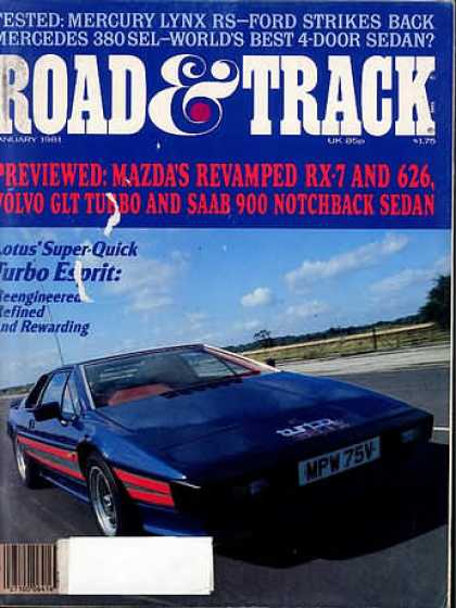 Road & Track - January 1981