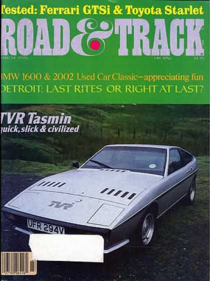 Road & Track - March 1981