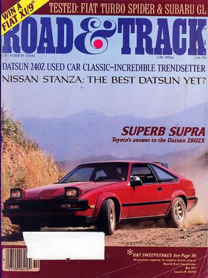 Road & Track - October 1981