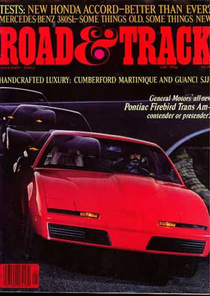 Road & Track - January 1982
