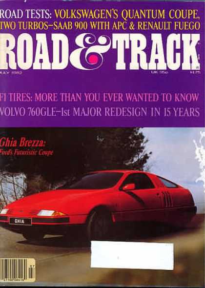 Road & Track - July 1982