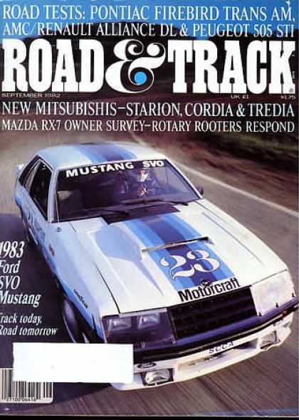 Road & Track - September 1982