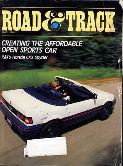 Road & Track - July 1984