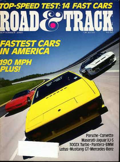 Road & Track - September 1985
