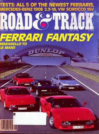 Road & Track - August 1986