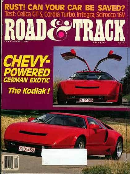 Road & Track - December 1986