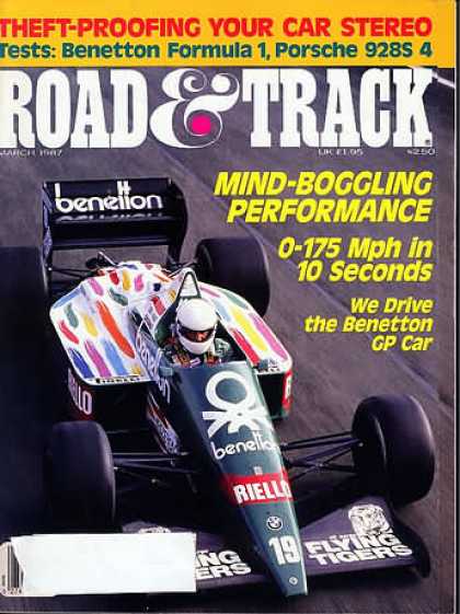 Road & Track - March 1987