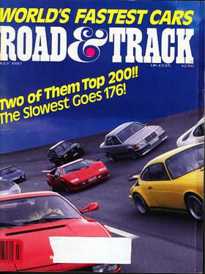 Road & Track - July 1987