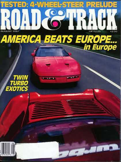 Road & Track - August 1987