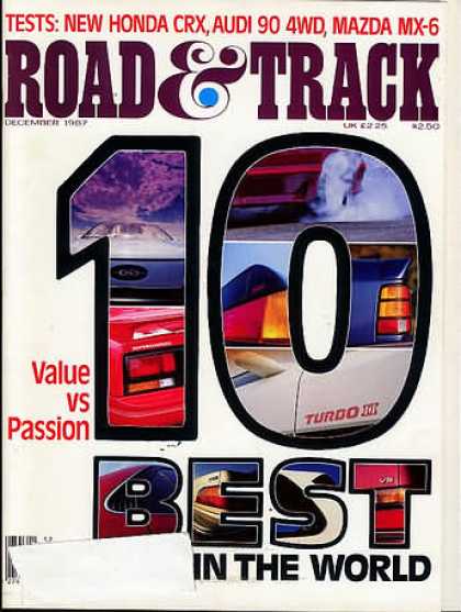 Road & Track - December 1987