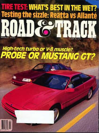 Road & Track - March 1988