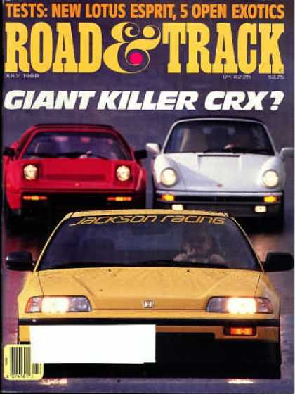 Road & Track - July 1988