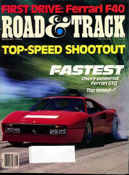 Road & Track - August 1988