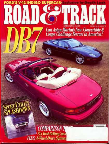 Road & Track - March 1996