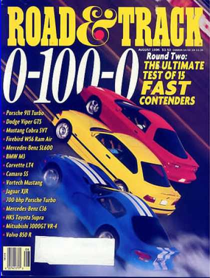 Road & Track - August 1996