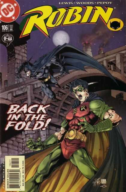 Robin 106 - Chimneys - Batman - Back In The Fold - Moon - Smoke