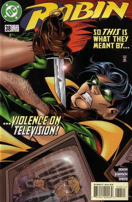 Robin 38 - Dc - Knife - Blade - Weapon - Face Mask - Mike Wieringo, Terry Austin