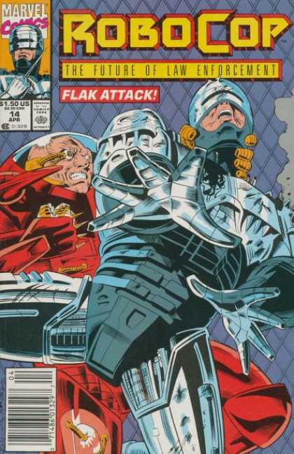 Robocop 14 - Marvel Comics - The Future Of Law Enforcement - Flak Attack - 150 Us - 14 Apr