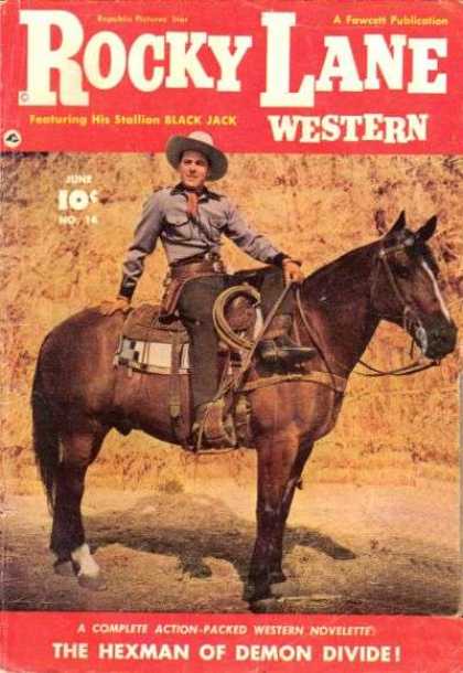 Rocky Lane Western 14 - Fawcett - Horse - Cowboy - Hexman - Demon Divide