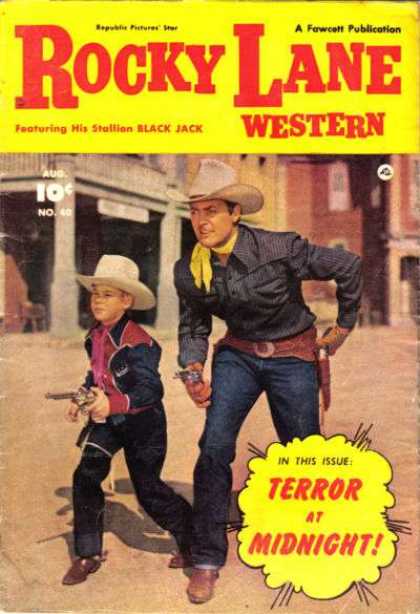 Rocky Lane Western 40 - Guns - Cowboys - Cowboy Hats - Wild West - Street