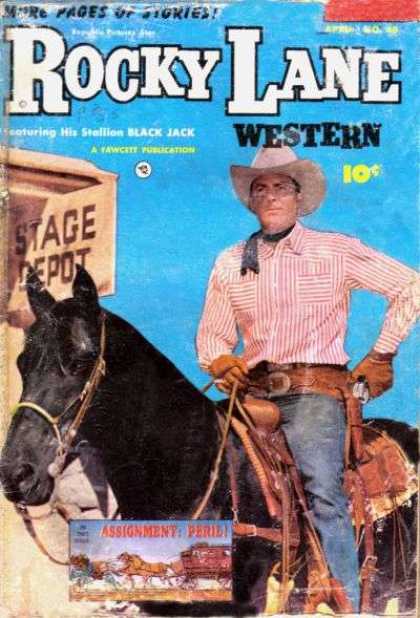 Rocky Lane Western 48 - Western - Stallion - Stage Depot - Cowboy - Hat