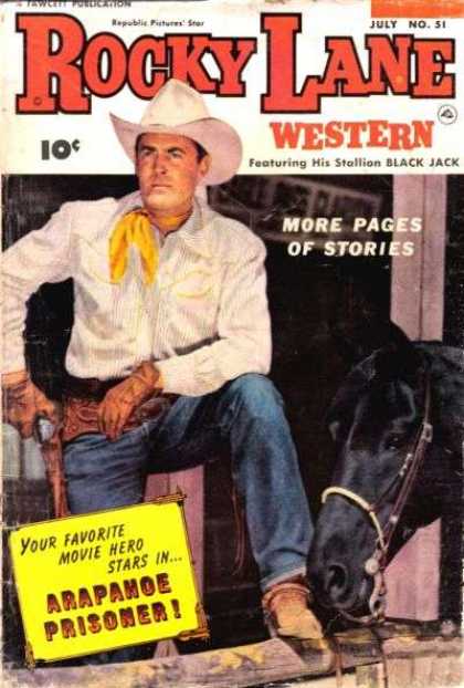 Rocky Lane Western 51 - Wild West - Western - Cowboy - Horse - Aparange Prisoner