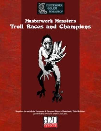 Role Playing Games - Masterwork Monsters: Troll Races and Champions