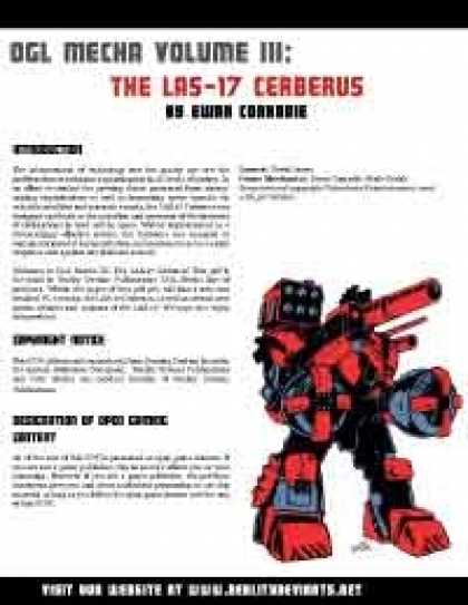 Role Playing Games - RDP: OGL Mecha 3: The LAS-17 Cerberus
