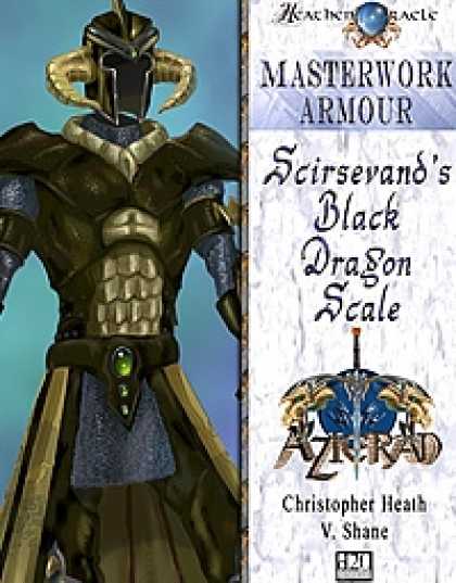 Role Playing Games - Scirsevand's Black Dragon Scale