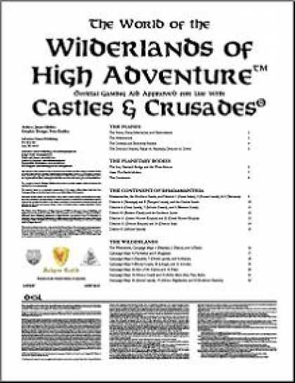Role Playing Games - Wilderlands of High Adventure: World of the Wilderlands of High Adventure Guideb