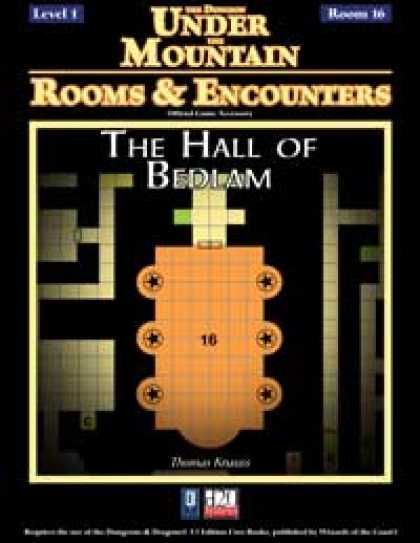 Role Playing Games - Rooms & Encounters: The Hall of Bedlam