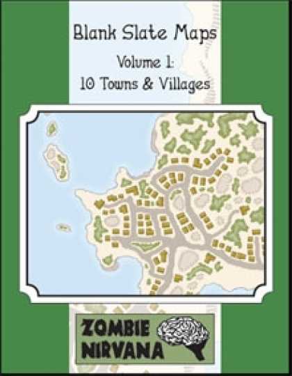 Role Playing Games - Blank Slate Maps Vol. 1: 10 Towns & Villages