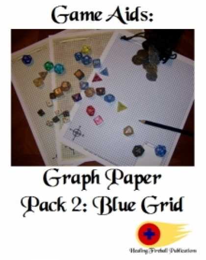 Role Playing Games - Graph Paper Pack 2: Blue Grid