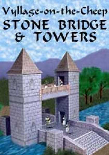 Role Playing Games - Vyllage-on-the-Cheep COLOR Stone Bridge & Towers