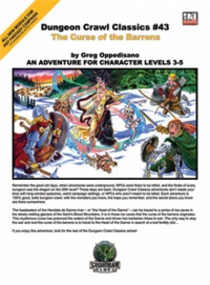 Role Playing Games - Dungeon Crawl Classics #43: Curse of the Barrens