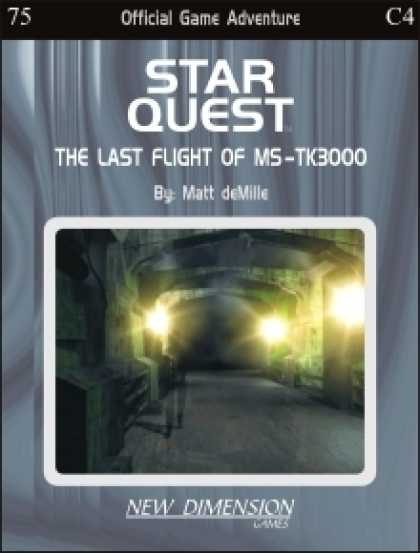 Role Playing Games - Starquest: The Last Flight Of MS-TK3000--Adventure C4