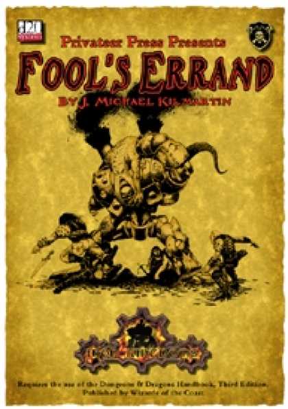 Role Playing Games - Fool's Errand