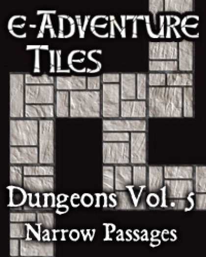 Role Playing Games - e-Adventure Tiles: Dungeons Vol. 5 - Narrow Passages