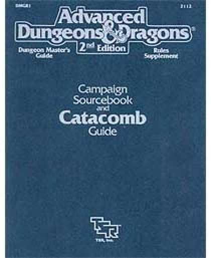 Role Playing Games - Campaign Sourcebook and Catacomb Guide