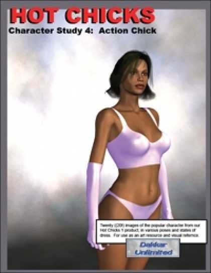 Role Playing Games - Hot Chicks Character Sketches 4: Action Chick