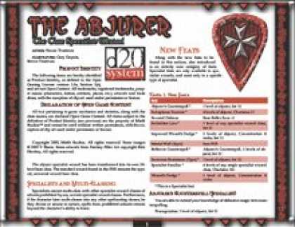 Role Playing Games - The Abjurer: The Core Specialist Wizard