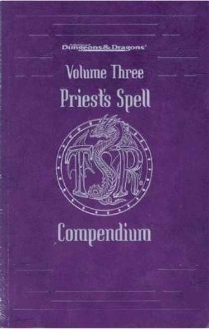 Role Playing Games - Priest's Spell Compendium: Volume Three