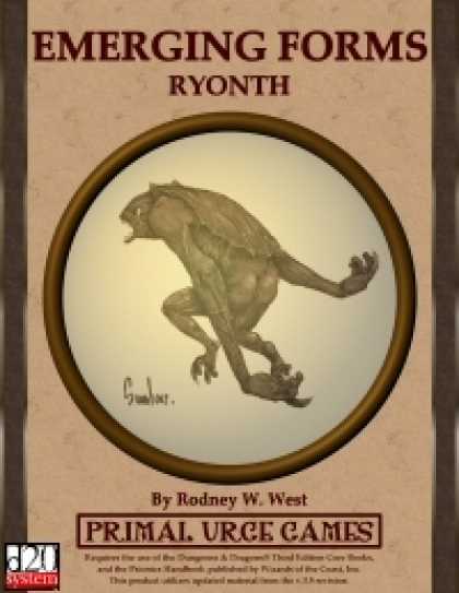 Role Playing Games - Emerging Forms - Ryonth