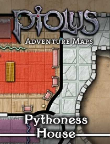 Role Playing Games - Ptolus Adventure Maps: Pythoness House