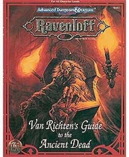 Role Playing Games - Van Richten's Guide to the Ancient Dead