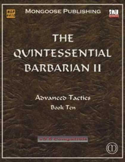 Role Playing Games - The Quintessential Barbarian II