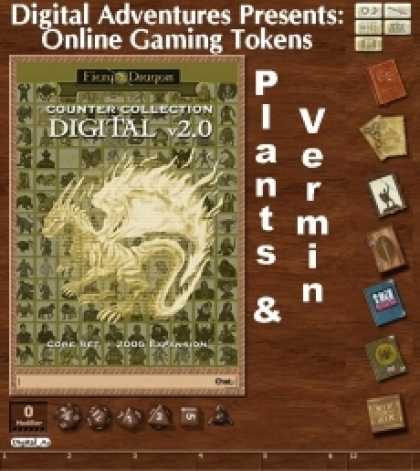 Role Playing Games - Online Gaming Tokens Pack #10: Plants & Vermin
