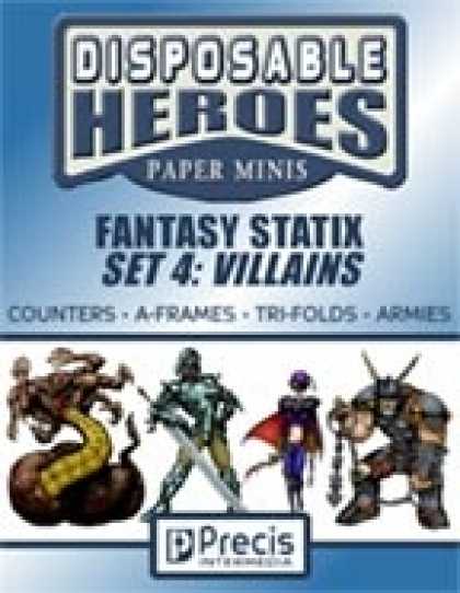 Role Playing Games - Disposable Heroes Fantasy Statix 4: Villains